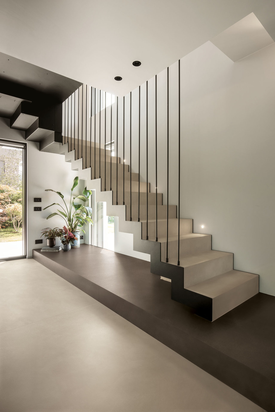 Halatlı merdiven tamamlanmış proje